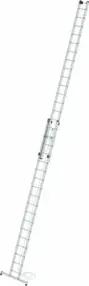 MUNK Aluminium-Seilzugleiter 2-teilig nivello®-Traverse 2 x 18 Sprossen