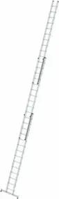 MUNK Aluminium-Schiebeleiter 3-teilig nivello®-Traverse 3 x 14 Sprossen