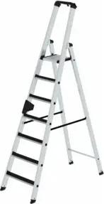 MUNK Aluminium-Stehleiter einseitig begehbar clip-step 7 Stufen