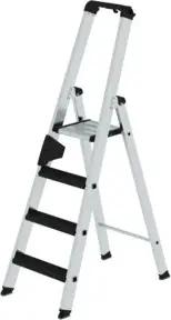 MUNK Aluminium-Stehleiter einseitig begehbar relax step 1 x 4 Stufen