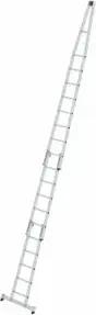 MUNK Aluminium-Glasreinigerleiter nivello®-Traverse 18 Sprossen