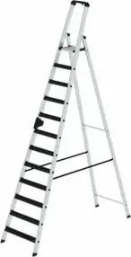 MUNK Aluminium-Stehleiter einseitig begehbar relax step 1 x 12 Stufen