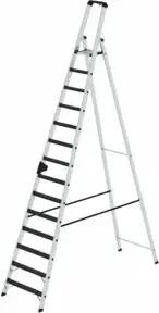 MUNK Aluminium-Stehleiter einseitig begehbar clip-step R13 1 x 14 Stufen