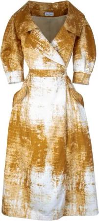 RUA & RUA Wickelkleid aus Baumwolle Gabardine Kleid Cocktailkleid