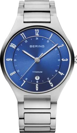 Bering 11739-707 Titanium Herrenuhr 39mm 5ATM