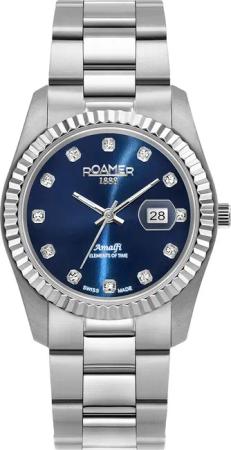 Roamer 852844 41 49 20 Damenuhr Amalfi 34mm 10ATM