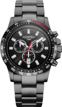 Roamer 861837 44 55 20 Herrenuhr Rimini Chronograph 45mm 10ATM