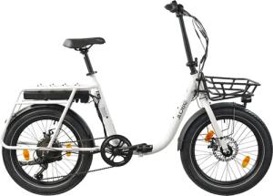 LLobe E-Bike "Elektro Faltrad 20" Neo.cult weiß", Shimano, Tourney, Heckmotor 250 W