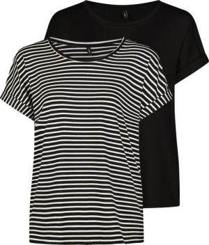 Only Tshirt Damen Bluse Top ONLMOSTER 2er Pack Regular Fit