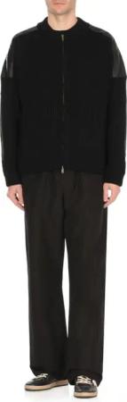 Golden Goose - Black Fisherman Cardigan - Größe L - schwarz