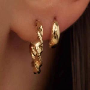 Isabel Bernard Ohrringe - Rivoli Odette 585 Gold Ohrringe - Gr. unisize - in Gold - für Damen