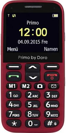 Doro doro 366 Senioren-Handy mit Ladestation, SOS Taste Rot Seniorenhandy