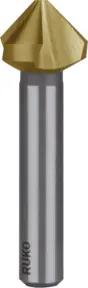 RUKO Kegel- und Entgratsenker DIN 335 Form C 90 Grad HSS-TiN, geschliffen D1 1,5 mm D2 4,8 mm