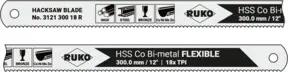 RUKO Handsägeblatt HSS-Co Bihart cobalt 10 Zähne/cm