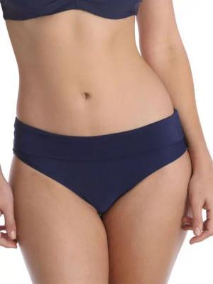 Sassa Bikini-Hose Bikini Slip BASIC NAVY (Stück, 1-St) Zwickel