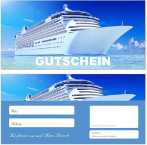 LYSCO Geschenkkarte Geschenkgutschein Premium Urlaub Schiff Meer (Kreuzfahrt-676), Kreuzfahrtschiff Reisen All Inclusive Wellen