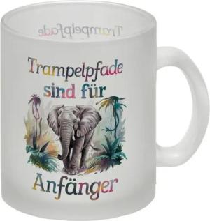 speecheese Tasse Elefant im Dschungel Glas Tasse - Trampelpfade für Anfänger
