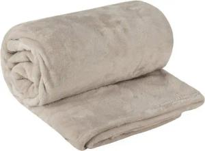 Wohndecke Cashmere Touch Kuscheldecke uni 150x200 cm, MOON Heimtextilien, Flanell