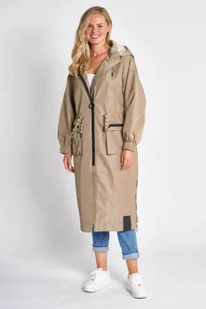 Zhrill Allwetterjacke "AILA", mit Kapuze, mit seitlichen Eingrifftaschen und Kapuze