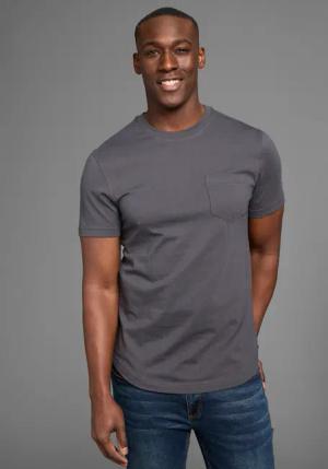 Bruno Banani Longshirt, mit abgerundetem Saum