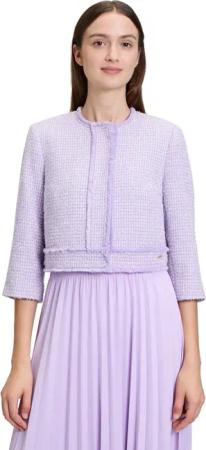 Betty&Co Jackenblazer "Betty & Co Bolero-Jacke mit aufgesetzten Taschen", Material