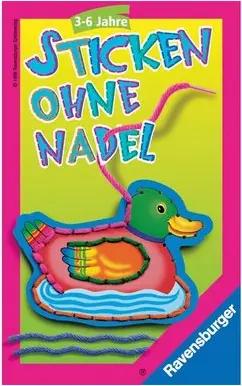 Ravensburger Verlag GmbH Spiel Sticken ohne Nadel - Mitbringspiel
