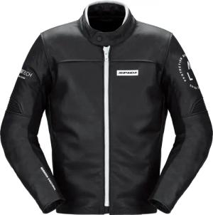 SPIDI Genesis Lederjacke schwarz/weiß 58 Herren