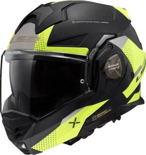 LS2 FF901 Advant X Oblivion mattschwarz/neongelb XS