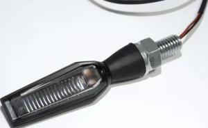 Highsider LED Blinkerpaar Falcon M8 Metall schwarz, getöntes Glas
