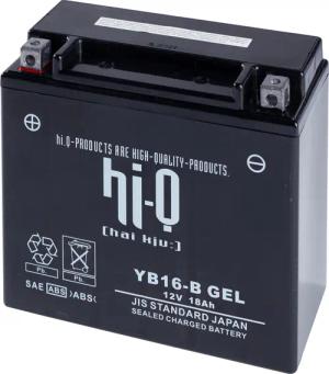 Hi-Q Batterie AGM Gel geschlossen HB16-B, 12V,  (YB16-B)