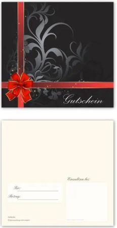 LYSCO Geschenkkarte Geschenkgutscheine Premium Geschenke 4-seitig, Beschenken Adventszeit Geburtstag Party Freude