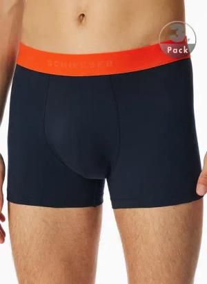 Schiesser Herren Unterwäsche blau Baumwolle & Mix unifarben