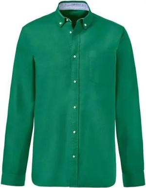 H.I.S Langarmhemd regular-fit mit Button-down-Kragen, reine Baumwolle