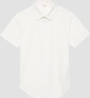 s.Oliver Kurzarmhemd Festliches Slim-Fit-Hemd aus Baumwollstretch