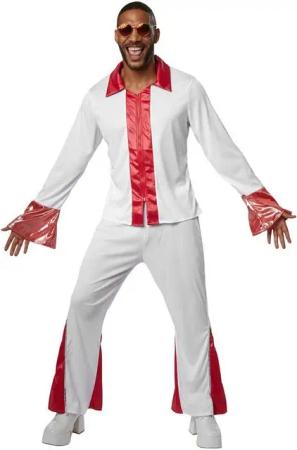 dressforfun Hippie-Kostüm Herrenkostüm Disco Dancer, Zweiteiliges und zweifarbiges Kostüm im Disco-Outfit
