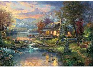 Schmidt Thomas Kinkade Im Naturparadies Puzzle, 1000 Teile