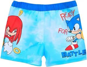 Sonic The Hedgehog Badeshorts Sonic The Hedgehog Knuckles Kinder Badehose Shorts Gr. 104 bis 140