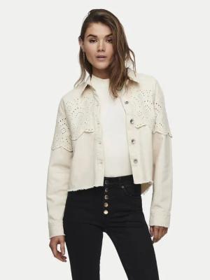 ONLY Jeansjacke Elena 15232378 Beige Regular Fit