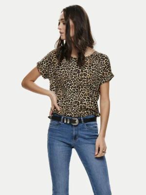 ONLY T-Shirt Moster 15182852 Braun Regular Fit