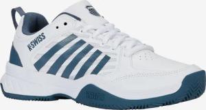Herren Tennisschuhe Sandplatz - K-Swiss Court Express 2 weiß/blau