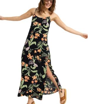 Roxy - Rainbow Shores Crinkle Maxikleid Damen anthracite island escape
