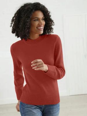 Stehkragenpullover