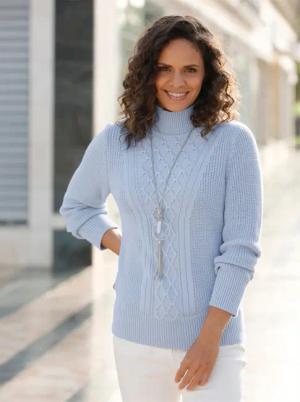 Stehkragenpullover