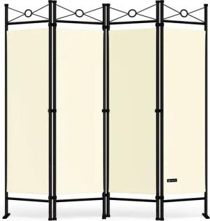 Paravent Lucca Creme 180x163cm