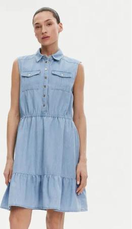 Gaudi Jeanskleid 511BD16002 Blau Regular Fit