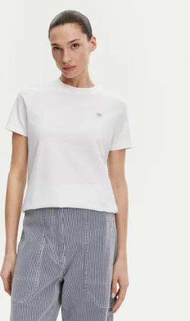 Tommy Hilfiger T-Shirt WW0WW45522 Weiß Regular Fit