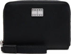 Tommy Jeans Große Damen Geldbörse Tjw American Cool Med Za AW0AW17298 Schwarz