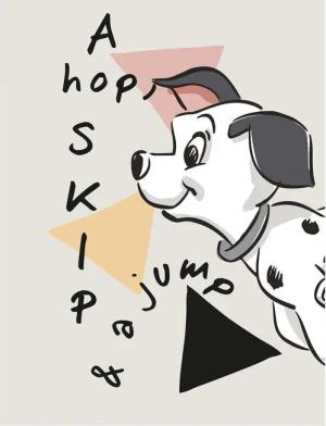 Komar Poster 101 Dalmatiner Angles Spruch B/L: ca. 40x50 cm