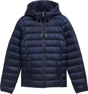 TOM TAILOR Damen Lightweight Steppjacke mit wasserabweisender Funktion, blau, Uni, Gr. L