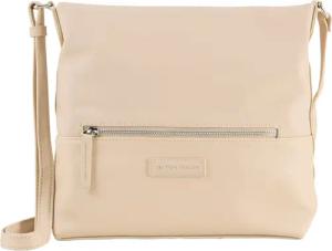 TOM TAILOR Damen TTGIA M Umhängetasche aus Lederimitat, beige, Uni, Gr. ONESIZE